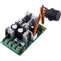 Akozon PWM Módulo de controlador de motor de velocidad ajustable- CC 20A 10-60V